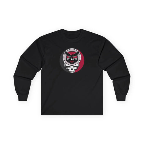 Grateful Dead - Atlanta Falcons Stealie Grateful Dead Long Sleeve Tee - NFL - StealieShop